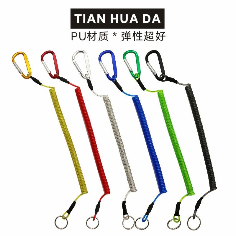 结实钢丝双头两扣弹簧拉伸钥匙圈扣子手机防掉丢腰带挂绳弹力绳子在类目 节庆用品/礼品, 创意礼品, 钥匙扣中 - 来自Buy2taobao.com提供专业的淘宝代购服务