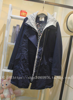 中长款加棉风衣薄款棉衣棉服