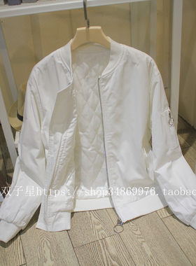 包邮新小立领纯色棒球服夹克外套