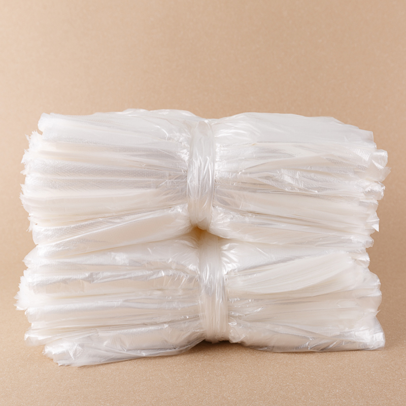 加厚白色宾馆物业小号平口垃圾袋