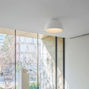 西班牙Vibia Duo北欧圆形吸顶灯极简设计师客厅卧室儿童房艺术灯