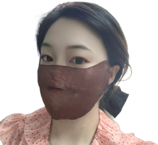 100%桑蚕丝香云纱3D立体保暖防晒防紫外线口罩鼻子开隐形口口罩
