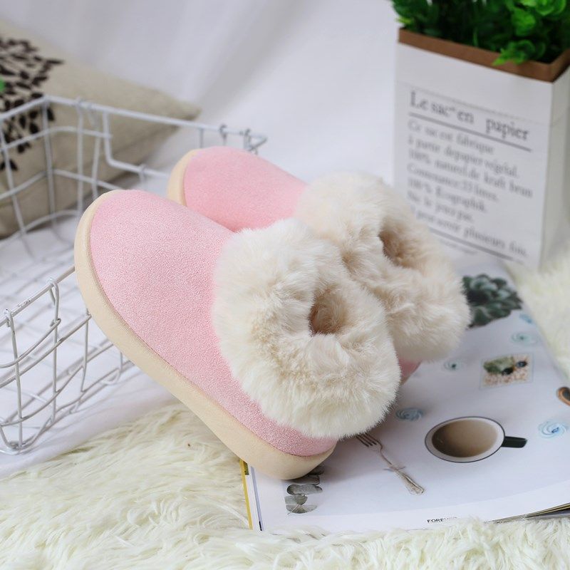 新款冬季居家室内外宝宝包跟软底防滑棉鞋儿童大毛口保暖加厚托鞋,居家布艺,居家棉拖/棉鞋,淘宝优惠券,粉丝福利购,淘宝优惠卷