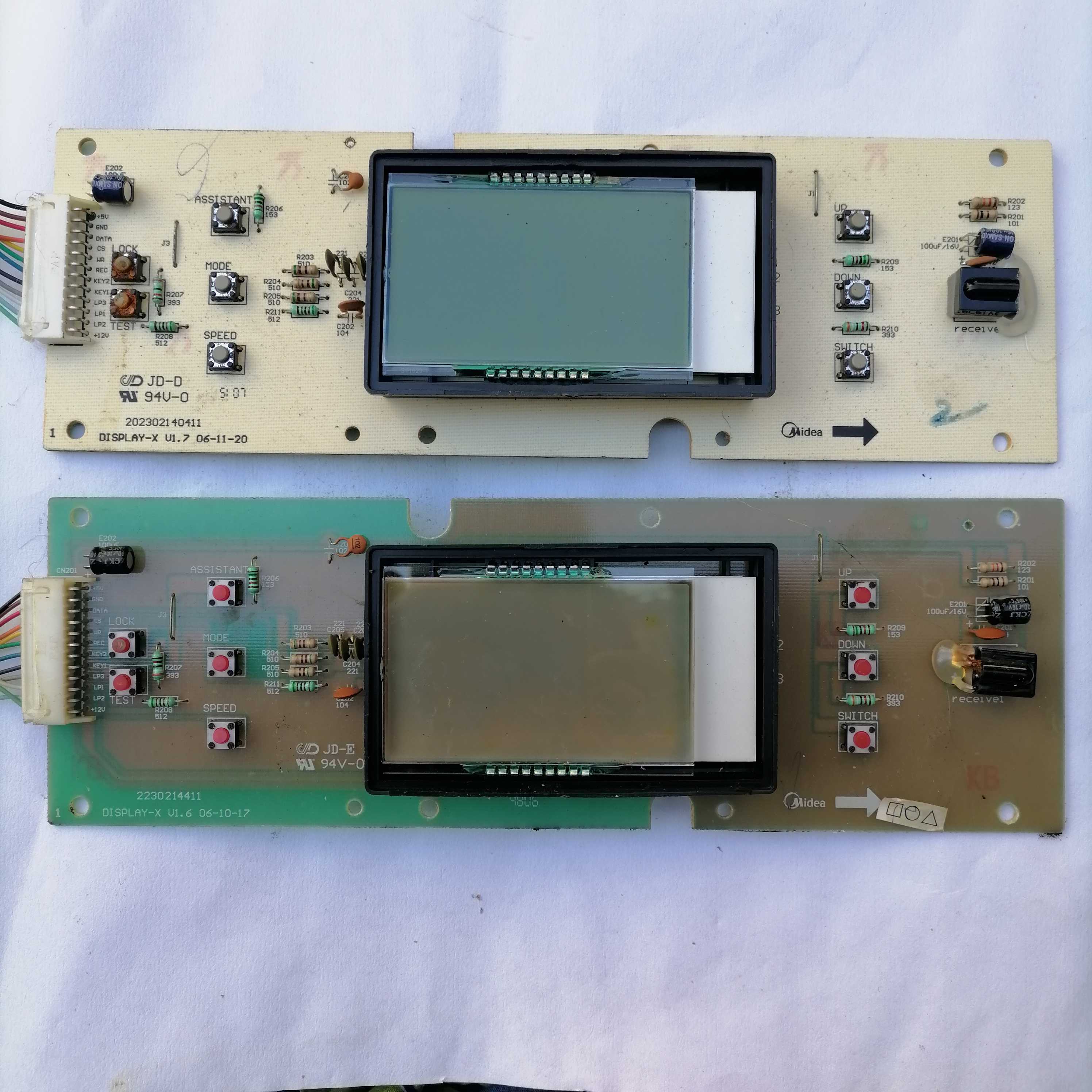 KFR-72LW/SDY-X 美的空调显示板DISPLAY-X V1.4 2230214411 94