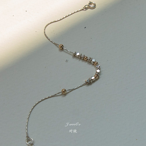 JWOO925纯银情侣闺蜜密码手链