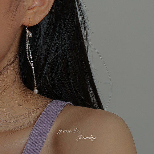 jwoo原创优雅s925金女真珍珠