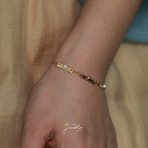 JWOOCO美国14K注金古典手工手链