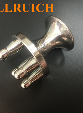 ALLRUICH正品磁疗按摩刷磁疗按摩棒五行经络按摩刷整体不锈钢材质