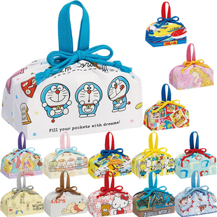 日本SKATER便当收纳袋卡通饭盒包可爱儿童带饭便携手提袋小饭盒包