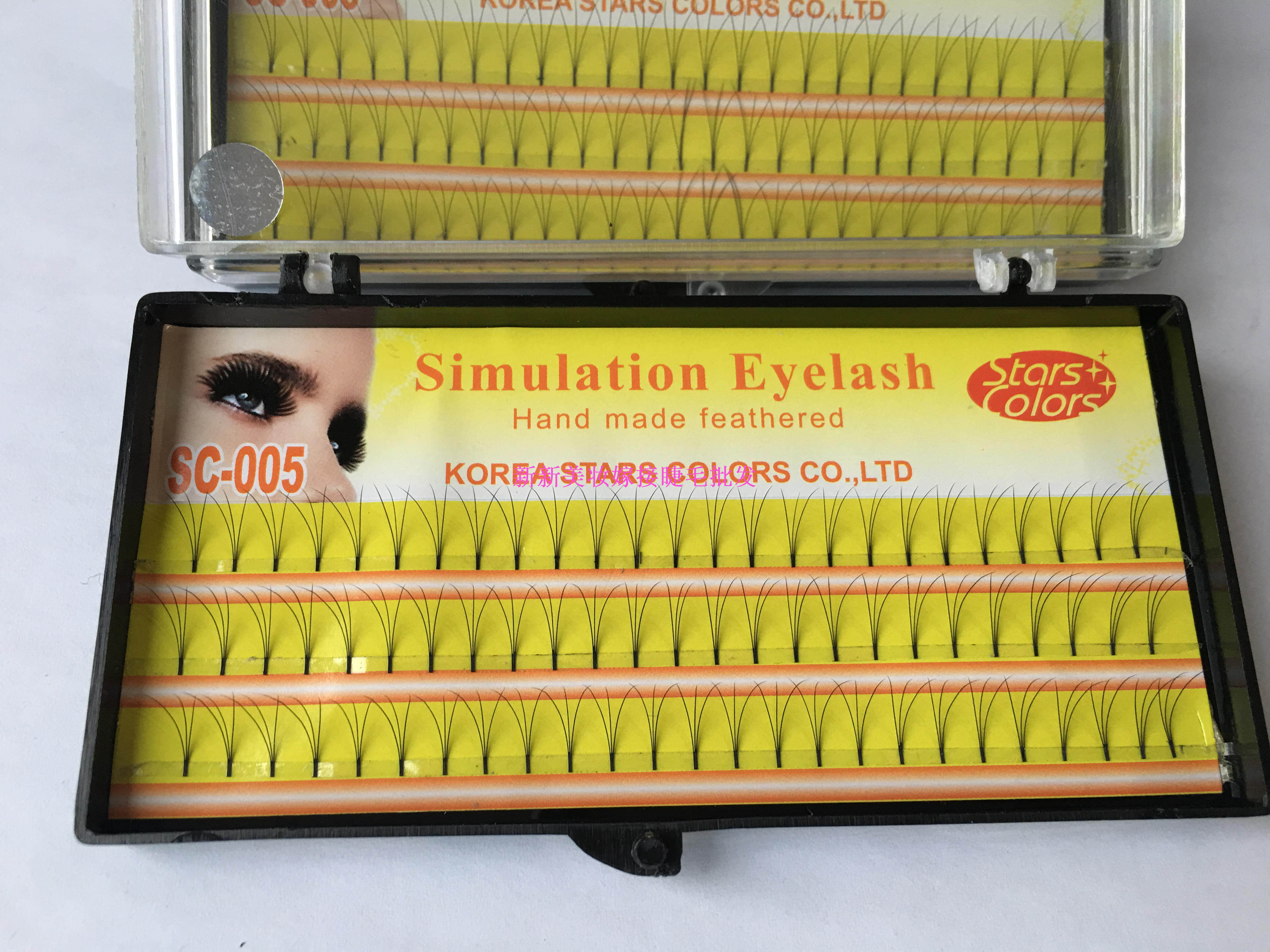 星颜朵毛嫁接睫毛3d开花种睫毛一束3根鸡爪无头 3根超自然浓密款