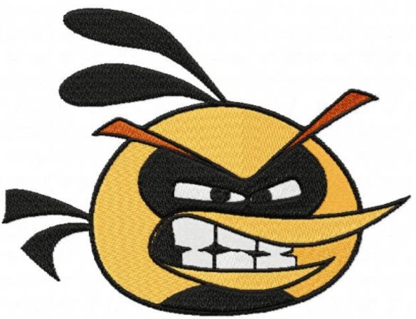 动画动漫卡通人物愤怒小鸟绣花刺绣文件鞋帽包包服饰服装绣花定制
