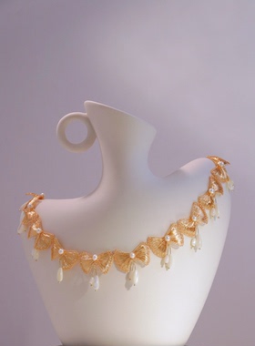 蝴蝶结项链锁骨链名媛精致高级感气质百搭公主风复古设计师原创