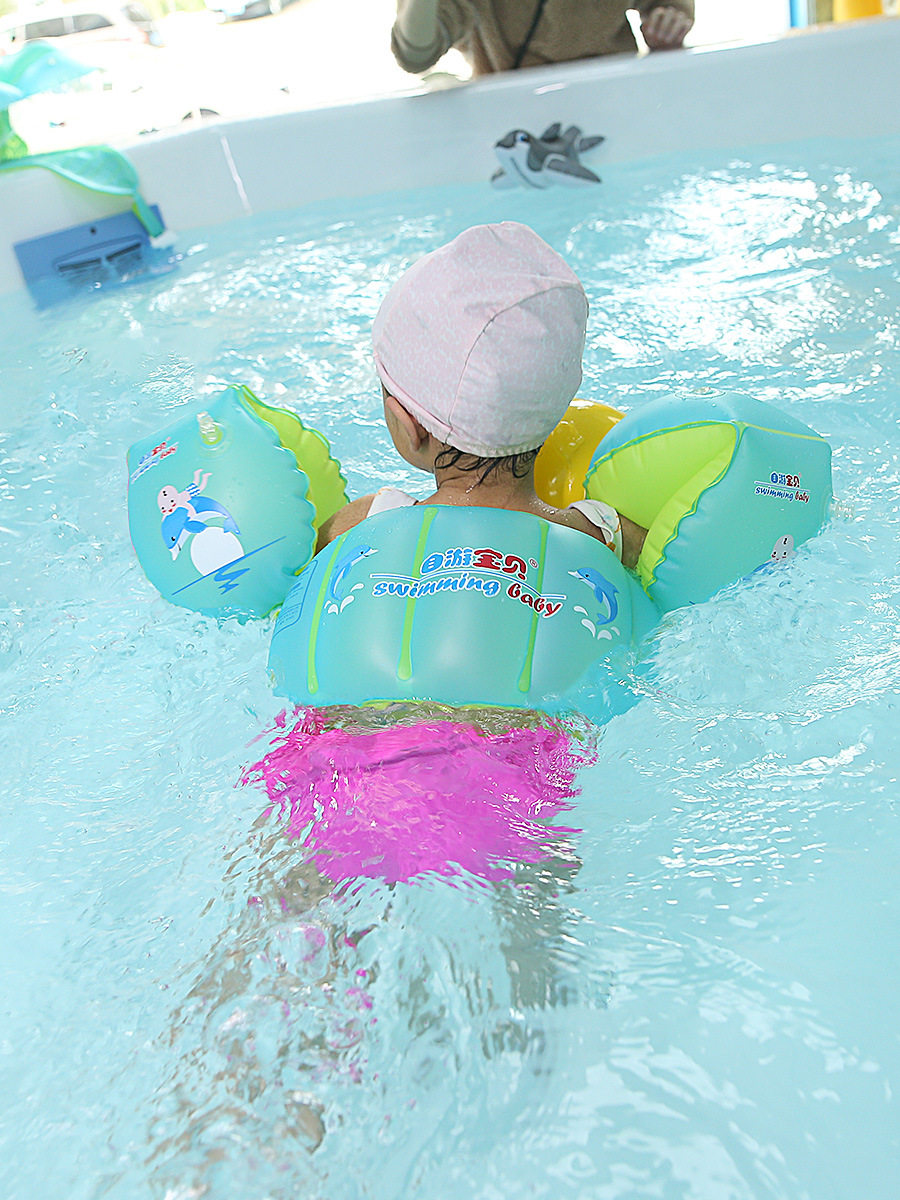 自游宝贝儿童游泳臂圈浮袖宝宝手臂圈小孩救生衣游泳装备1-3-14岁