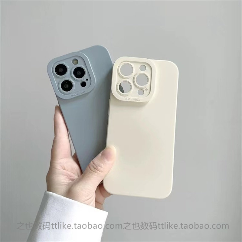 浅蓝色适用vivoY52S手机壳Y500防摔Y300GT古董白全包镜头硅胶直边Y31S防摔t1版保护套Y200GT简约直边新款上市