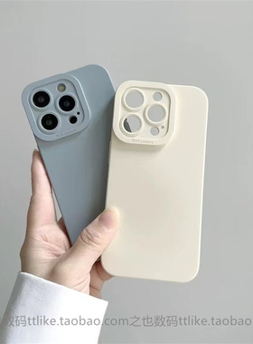 浅蓝色k90适用红米Note15/14/13Pro+手机壳12/11T简约K70/K60至尊K50古董白K40s全包K30硅胶套纯色K80至尊版+