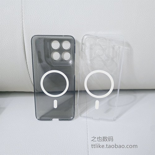 透黑透明磁吸PC硬壳适用摩托罗拉motorolaX70Air手机壳60fusion超薄50Pro加硬UV防摔S50neo简约plus套G85/G96