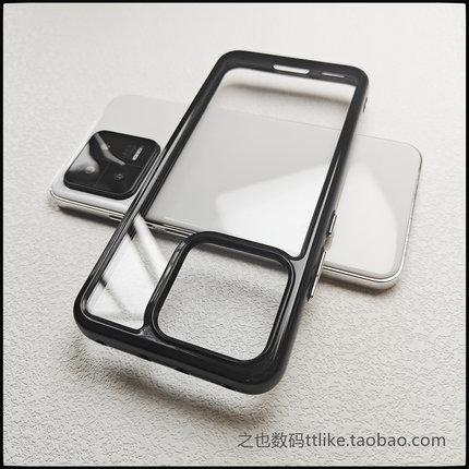 高透亚克力太空壳Note14/13透明适用红米K80/K70至尊手机壳K60/K50Pro加厚k40小米12turbo4硬壳Note11Pro大孔