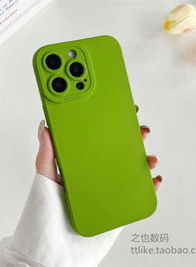 清新绿色适用华为HuaweiNova15/14手机壳13Pro全包12活力版11ultra暗紫10蓝黄9se软8硅胶7纯色6防摔5P绿黑白