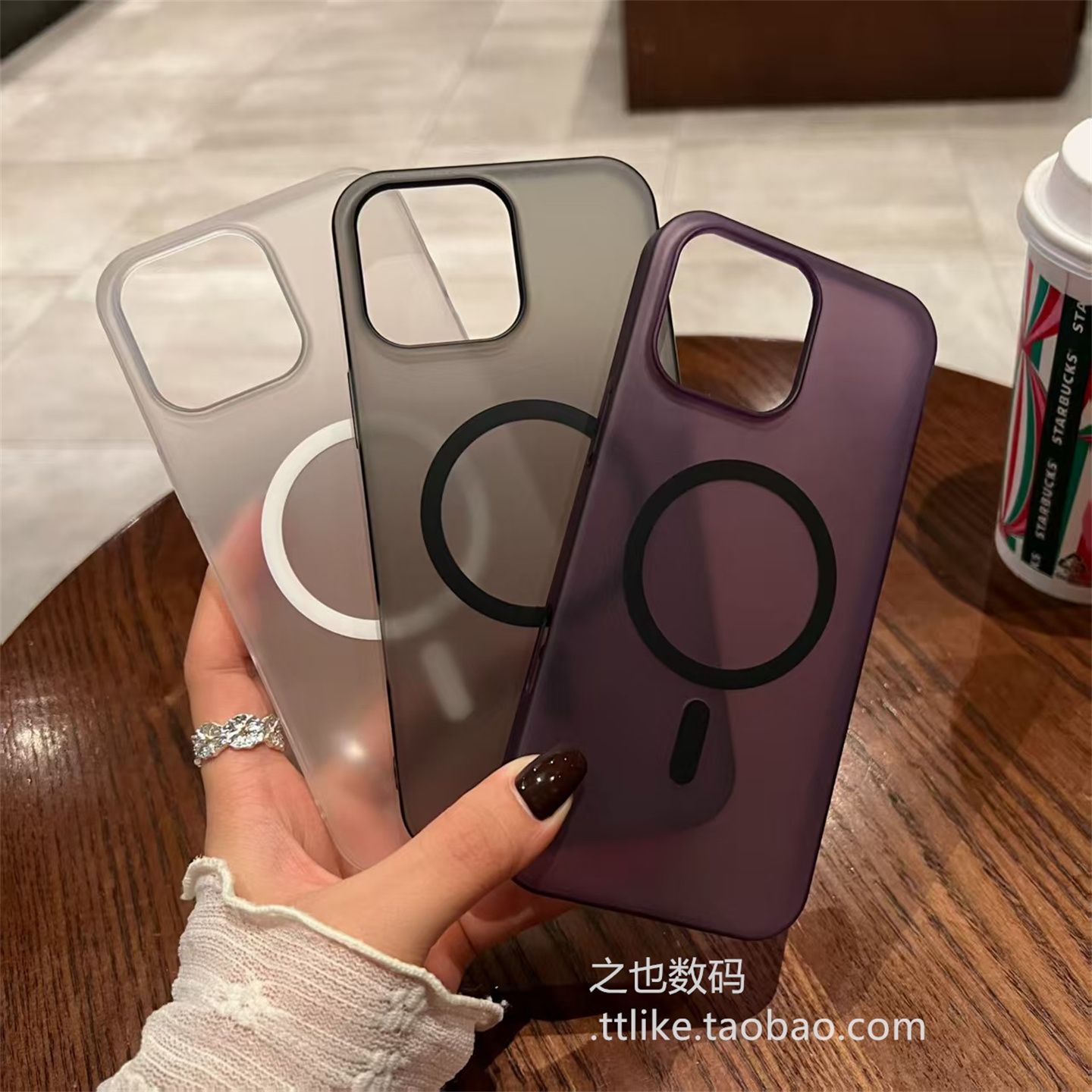 冰雾透紫色磁吸硬壳A55适用三星GalaxyS25edge手机壳S24fe不包镜头S23/S22plus防摔S21半透明S20防指纹A56A54