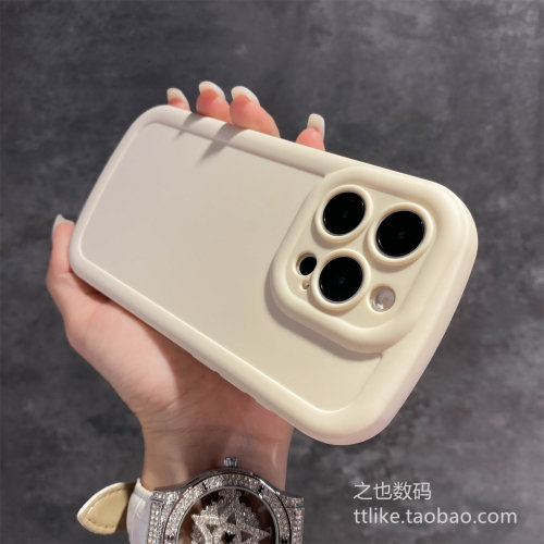 奶白色泡芙13T适用OnePlus一加Ace6t手机壳5/3Pro肤感ace2V偏硬12圆弧形13t纯色9RT黑8T魅族21防摔turbo6vX套