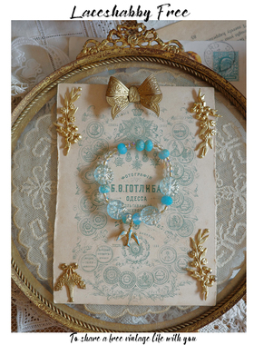 古董琉璃手链双色手工手串手链