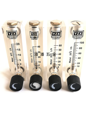 LZT-08A10M-V面板安装流量计水液体气体不锈钢浮子100LPM带调节阀