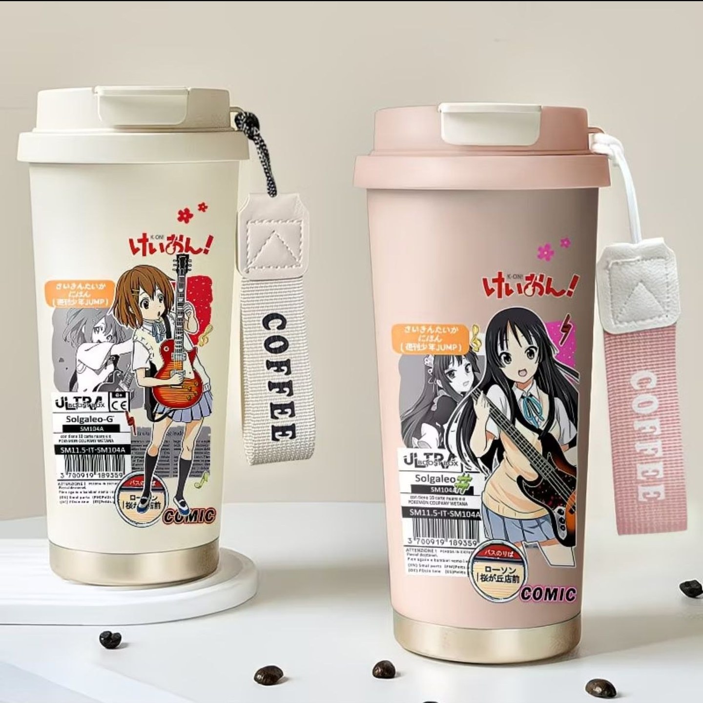 轻音少女联名大容量双饮保温杯|