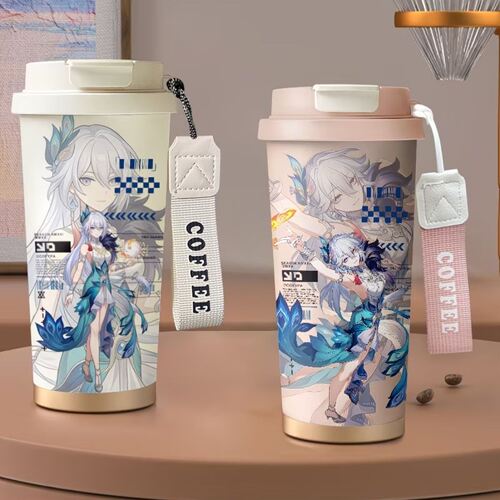 崩铁爻光动漫水杯咖啡杯