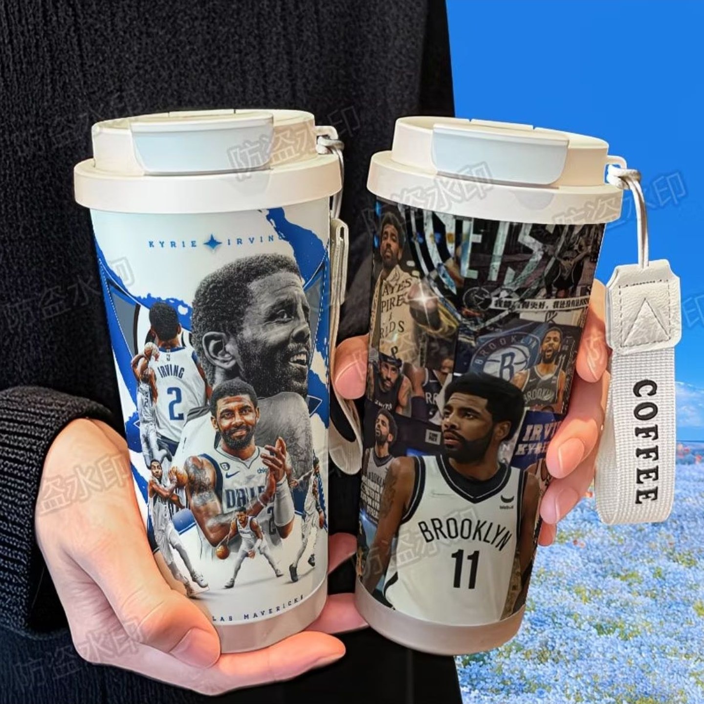 NBA球星欧文周边保温杯31