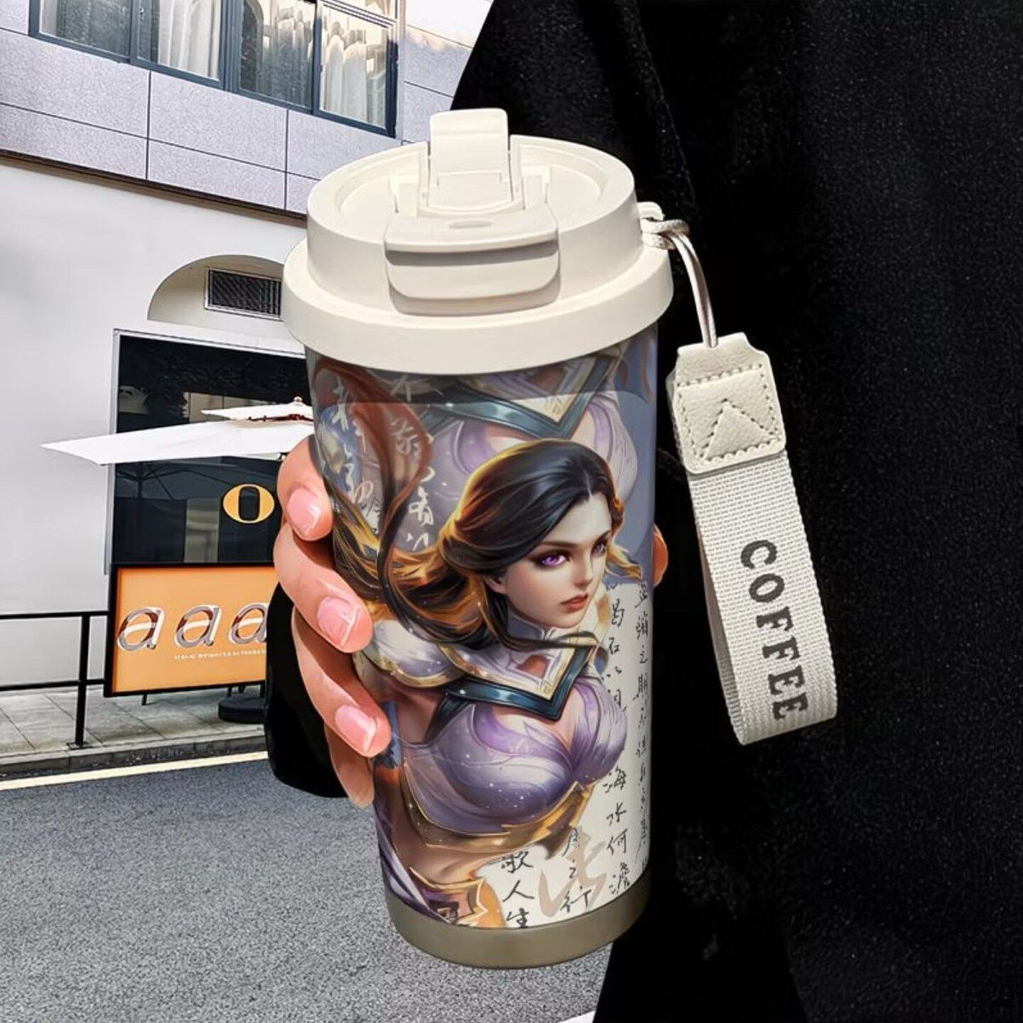 露娜紫霞仙子王者保温杯