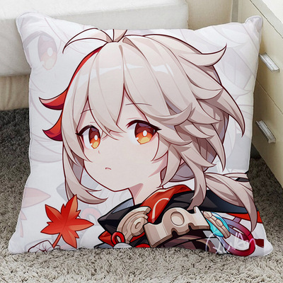 原神枫原万叶胡桃周边沙发抱枕女生睡觉专用魈妮露可莉二次元动