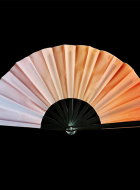 易开合渐变色醉春风新款中国风古典红黑橘色蓝色黑色表演舞蹈扇子