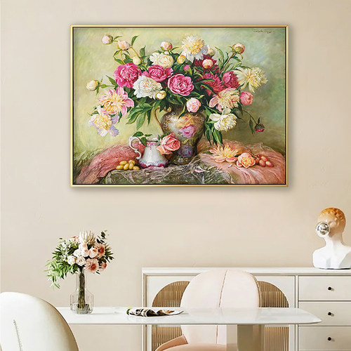 现代简约花卉餐厅装饰画客厅挂画