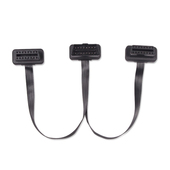 汽车行车电脑检测仪OBD一分二线1分2转接线转接头一拖二16针芯