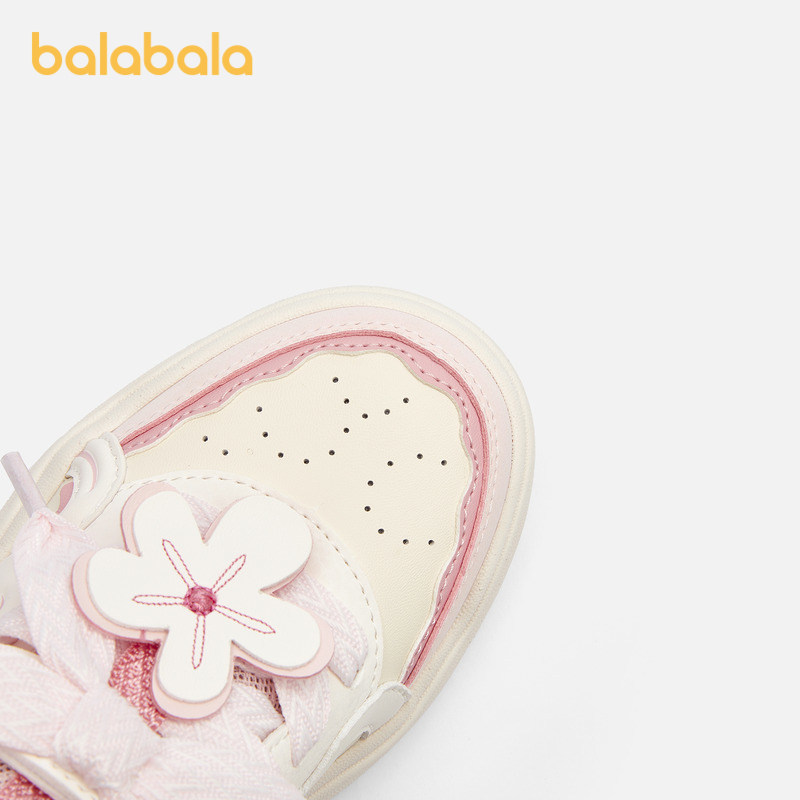 【balaOne】巴拉巴拉童鞋儿童板鞋女童2026新款春秋透气小白鞋子,童鞋/婴儿鞋/亲子鞋,板鞋,淘宝优惠券,粉丝福利购,淘宝优惠卷