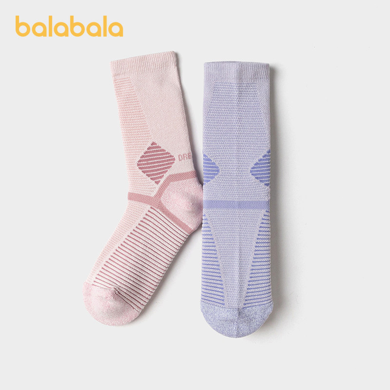 巴拉巴拉balaOne儿童袜子秋冬男女童棉袜吸湿排汗学生打底两双装,童装/婴儿装/亲子装,儿童袜子(0-16岁),淘宝优惠券,粉丝福利购,淘宝优惠卷