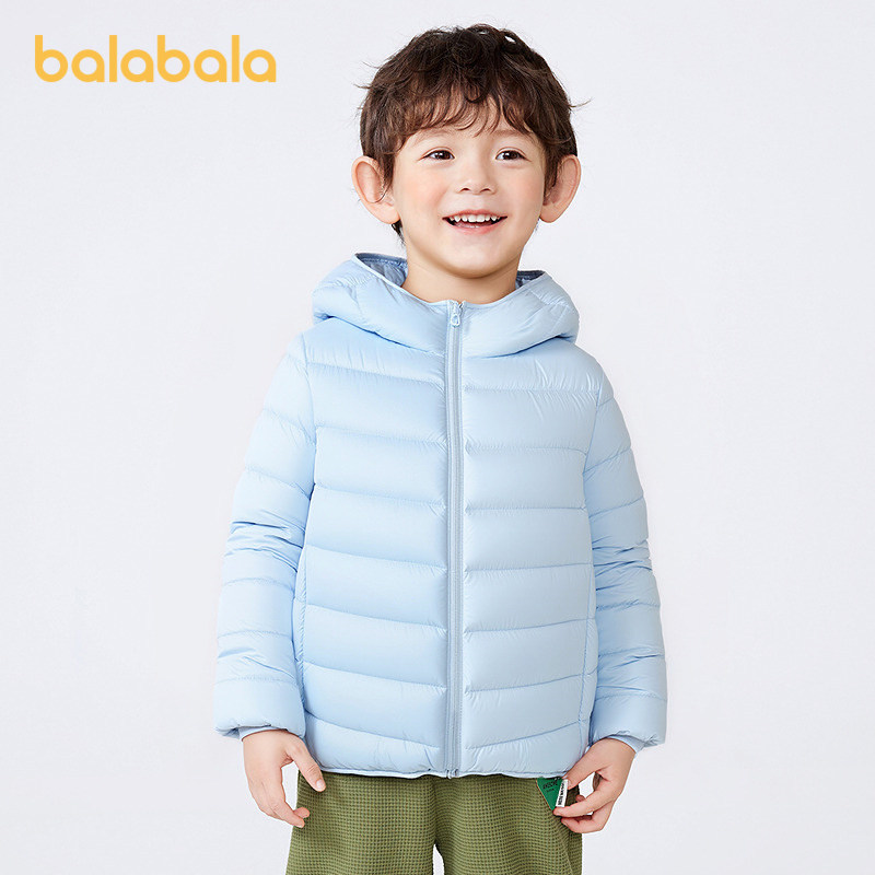 【balaOne】巴拉巴拉儿童轻薄羽绒服男女童冬季2025新款三防外套