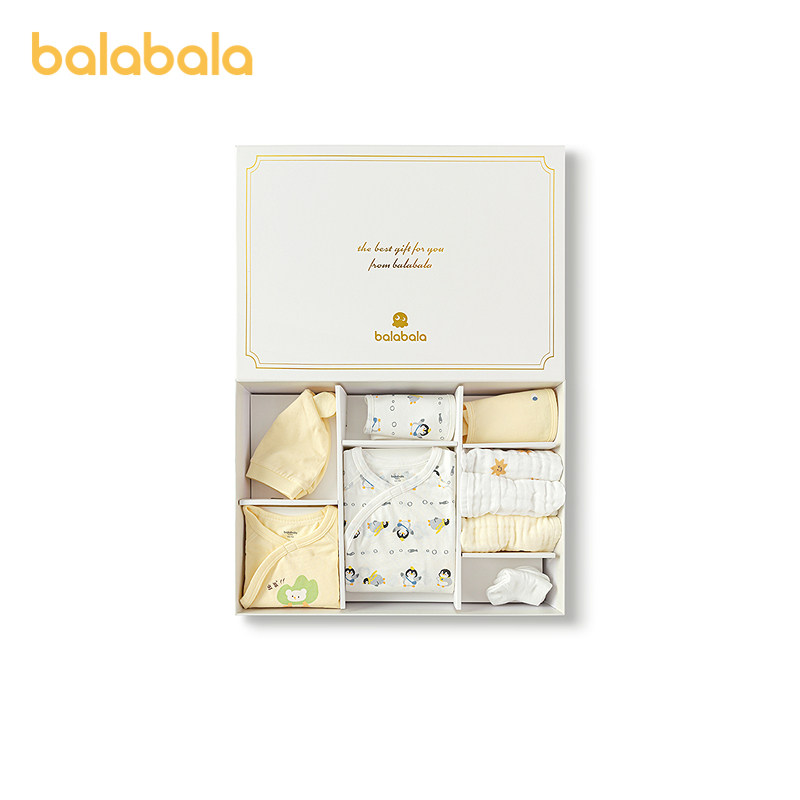 巴拉巴拉balaOne婴儿礼盒六件装