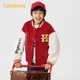 儿童外套男童棉服春装 巴拉巴拉童装 棒球服拼接撞色 哈利波特IP