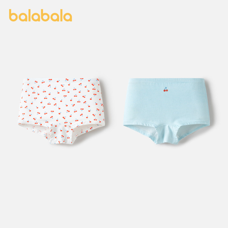 巴拉巴拉儿童内裤棉a类女童平角短裤大童四角裤抗菌裆柔软两条装,童装/婴儿装/亲子装,内裤,淘宝优惠券,粉丝福利购,淘宝优惠卷