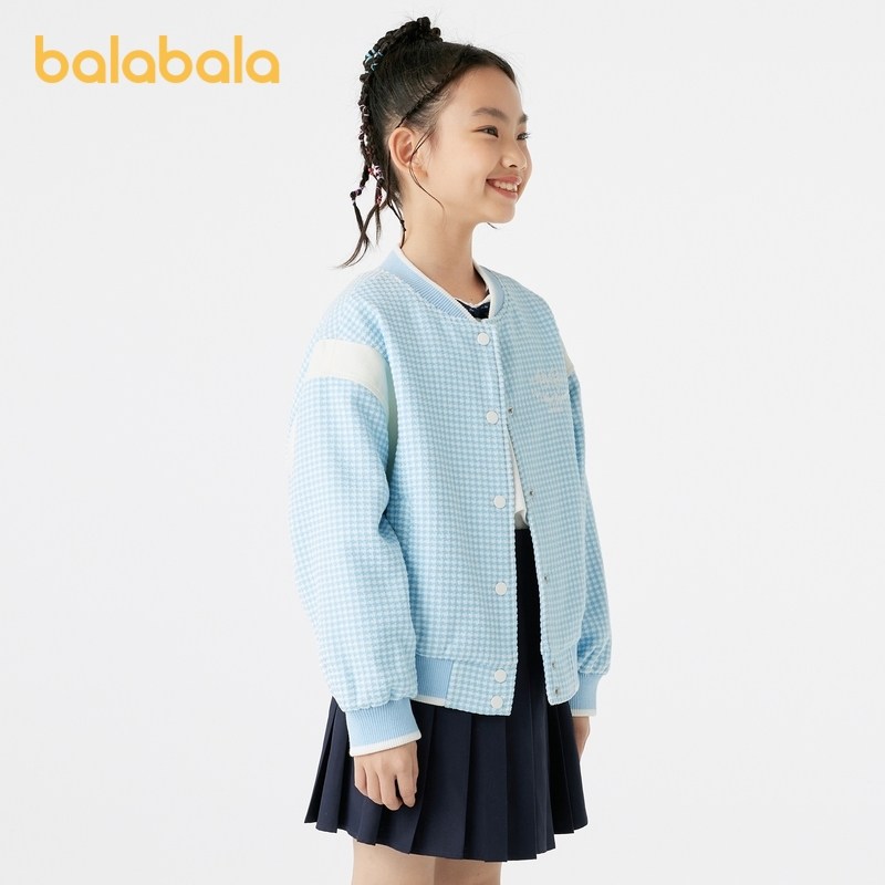 【商场同款】巴拉巴拉女童棒球服小香风外套秋2025新款亲子装宽松,童装/婴儿装/亲子装,普通外套,淘宝优惠券,粉丝福利购,淘宝优惠卷