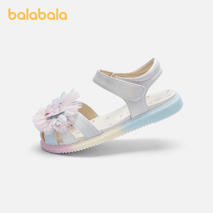 儿童休闲鞋 商场同款 巴拉巴拉童鞋 甜美精致凉鞋 女童2026夏新款