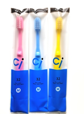 日本ci32#小学生牙刷中毛换牙期5-12岁小刷头清洁护齿龈幼儿大童