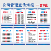 办公室品质标语励志海报仓库安全职责质量管理挂图画定制KT板贴纸