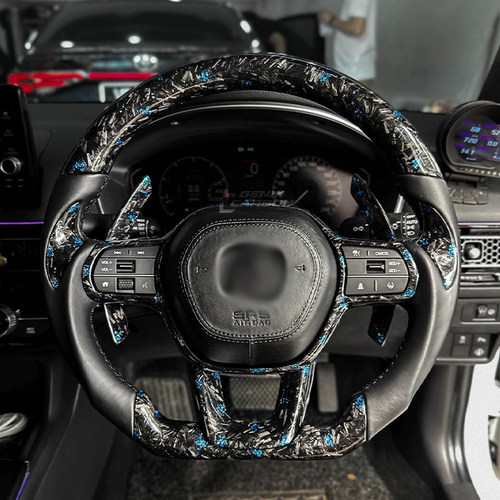 十一代思域碳纤维方向盘改装