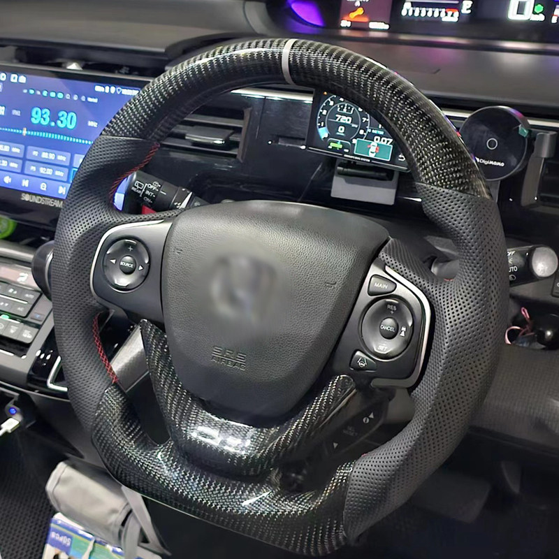 适用于步威碳纤维方向盘RP356GB7改装STEPWGN SpadaFREEDHYBRID