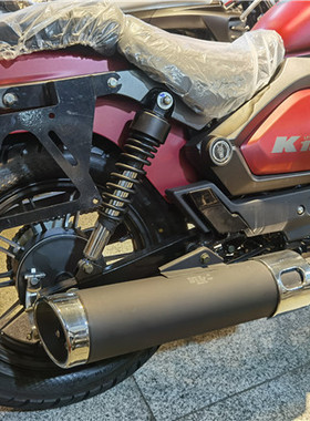 力帆K19摩托车的改装黑色边包架+边箱（需自己钻孔）