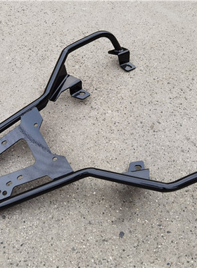 周红边箱适用于宝马C400X摩托车改装黑色后货架配件