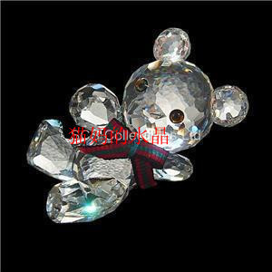 现货撒娇基斯小熊水晶摆件17495绝版珍藏特价