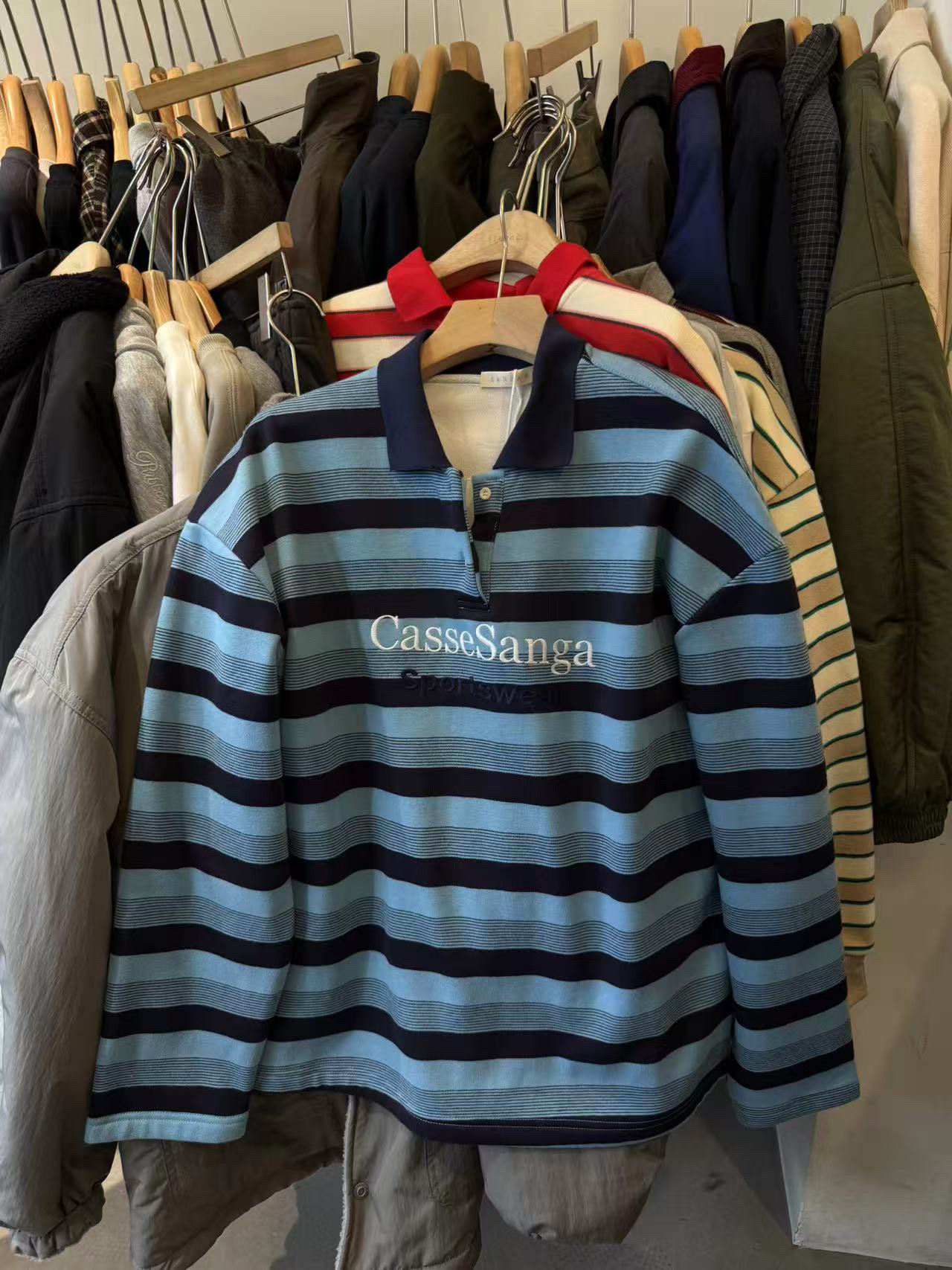 2025年冬季新款韩版时尚百搭显瘦气质翻领条纹长袖T恤女卫衣上衣,女装/女士精品,卫衣/绒衫,淘宝优惠券,粉丝福利购,淘宝优惠卷